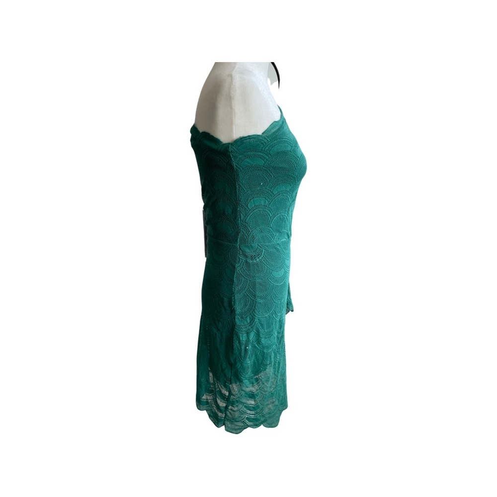 Gianni Bini off the shoulder green dress S - Picture 5 of 6
